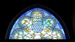 stained glass synagogue